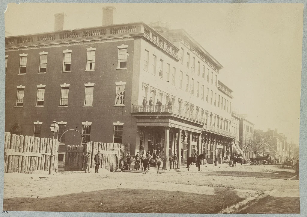 The real-life Mansion Hotel Hospital on South Fairfax Street in Alexandria, where the TV series Mercy Street takes place.