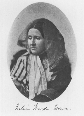 1861 photo of Julia Ward Howe
