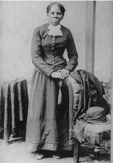 Tubman in the mid-1870s, from Library of Congress.