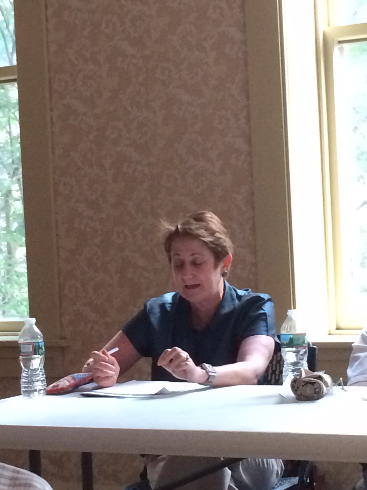 On the panel, July 13, 20017, Clara Barton Missing Soldiers Office (probably should have brushed my hair one more time)