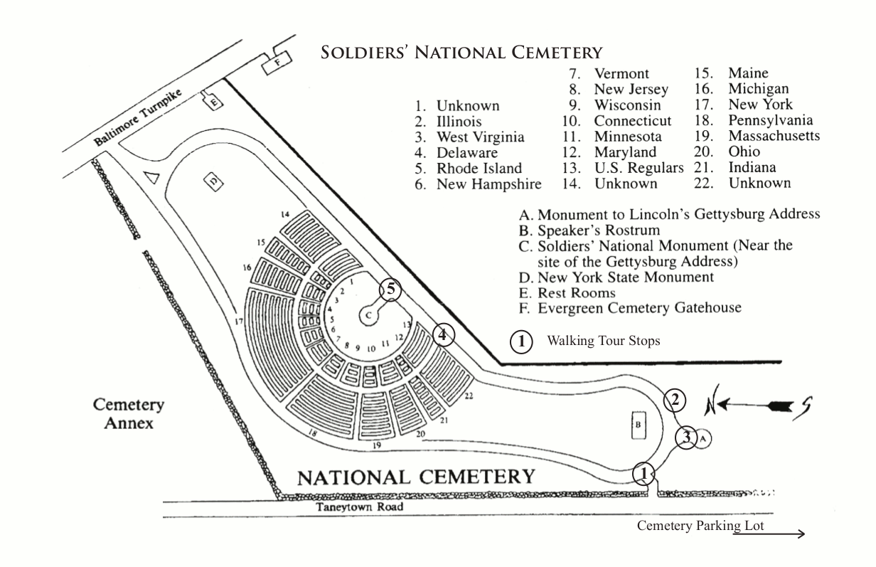Map from the National Park Service
