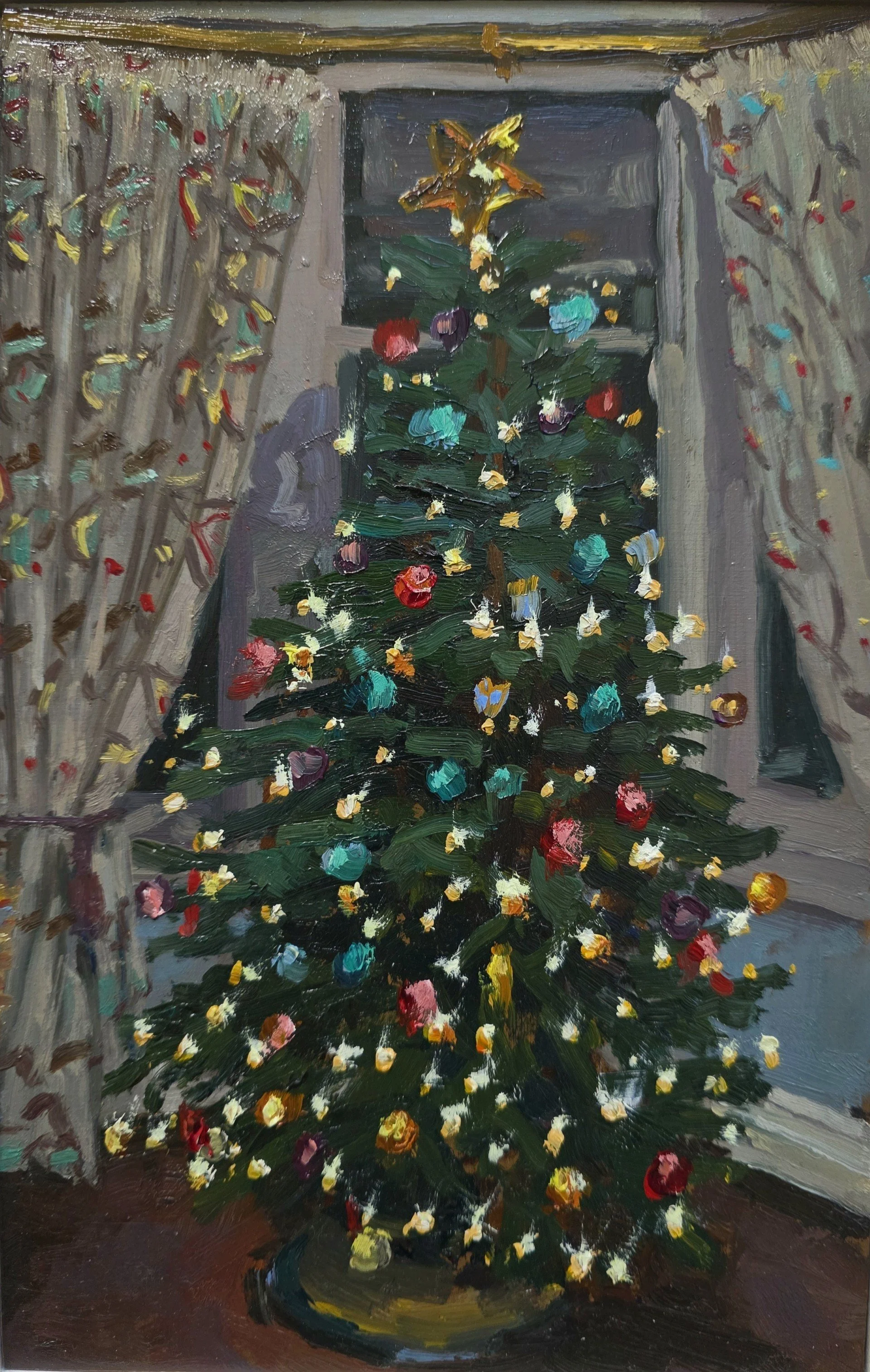 The Tree 22.5 x 14.5 cms oil on board, £445 Lesley Dabson.jpg