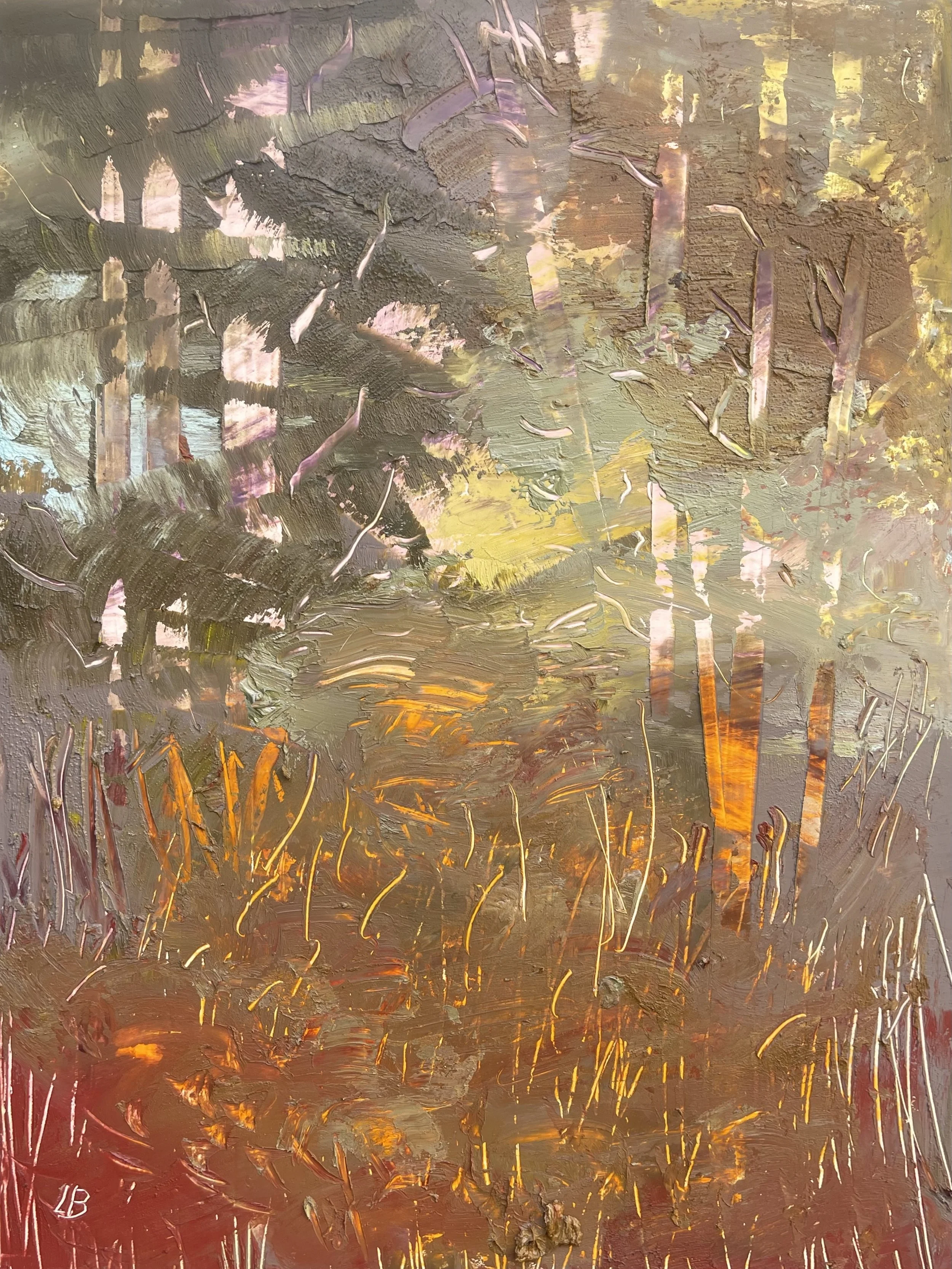 ,WestonbirtArboretum1,£350,27x21,Oilandcoldwaxonpanel,LesleyBirch Lesley Birch.jpeg
