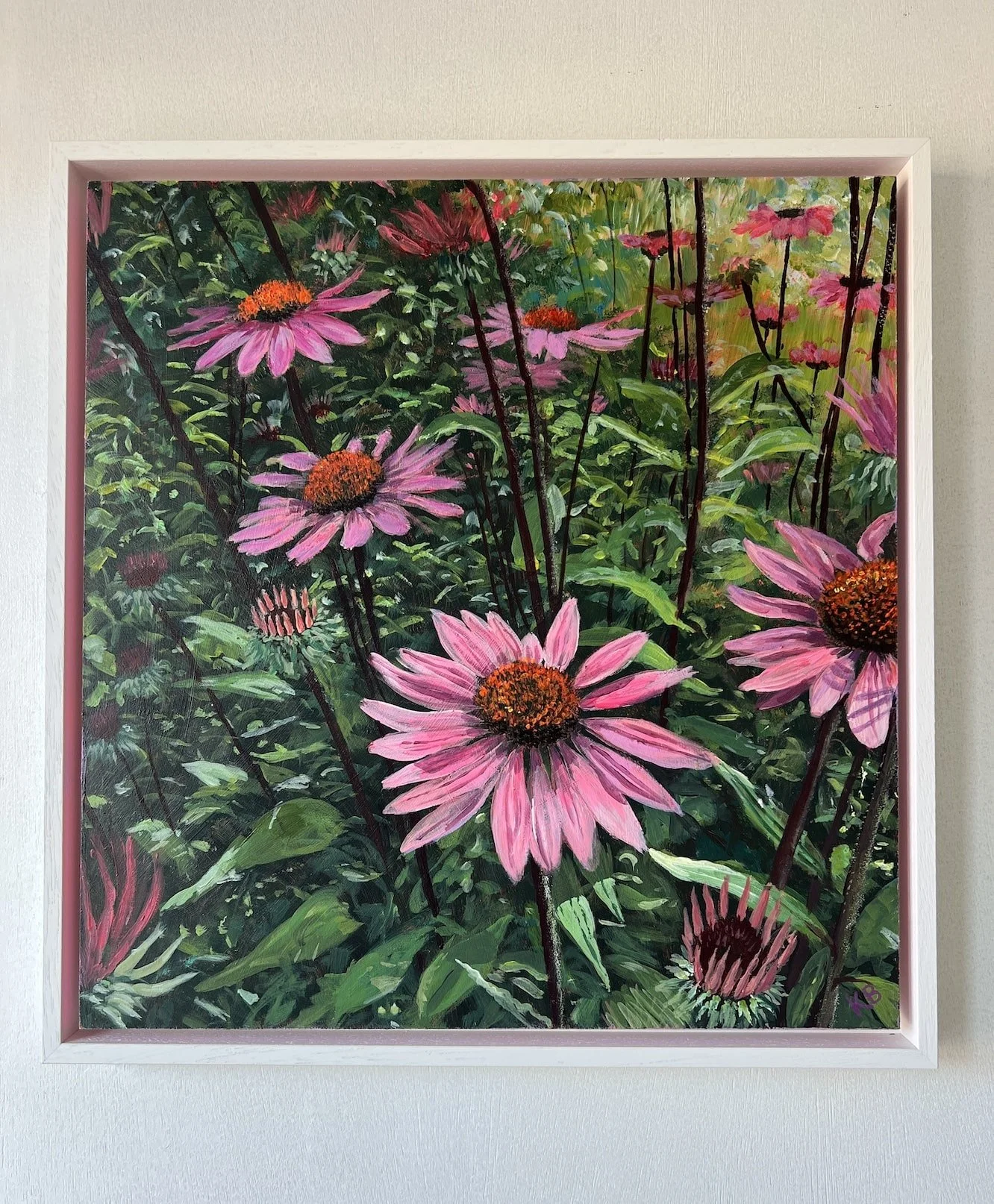 Katie Brent Echinacea Pink on wall-min.jpg