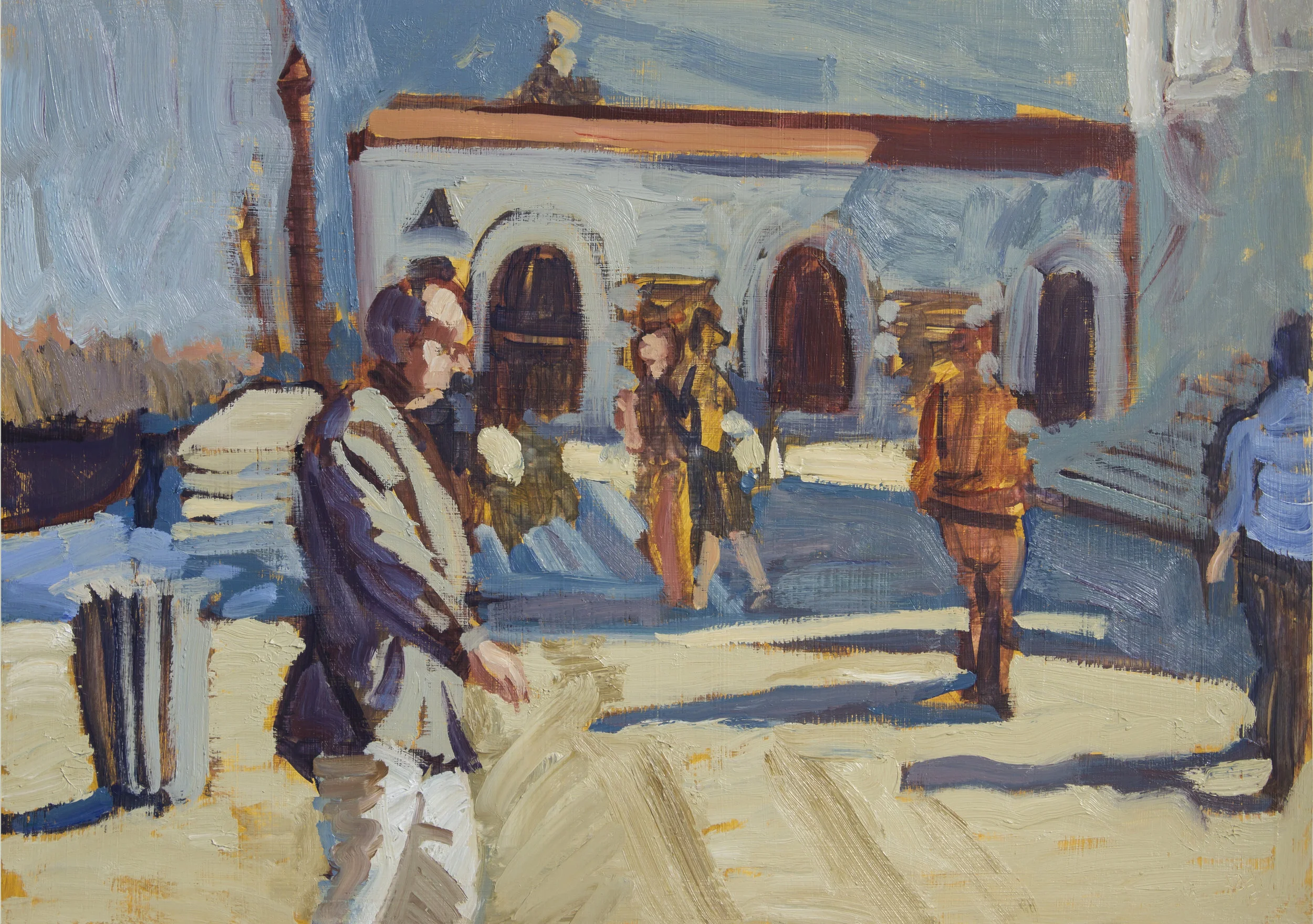 Venice Courtyard Daytime (framed).jpg