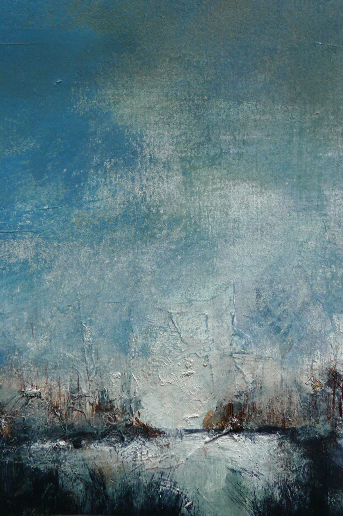 Suzanne  Riley - Simon Ledson Lake 15x10cm acrylic on paper.jpg