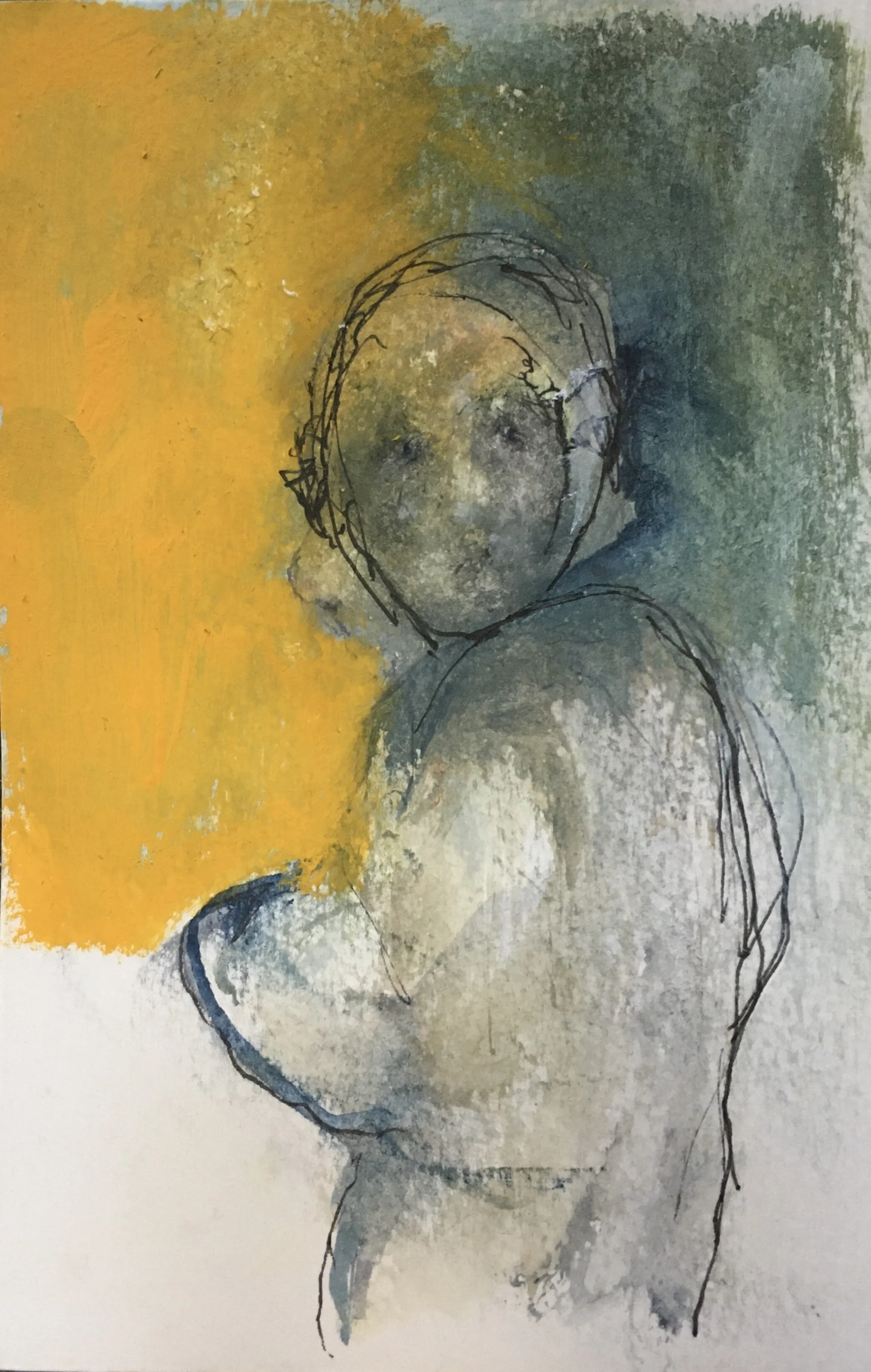 Adam De Ville £50 10x15cm watercolour and gouache on 300gsm paper 'The return'-min.jpg