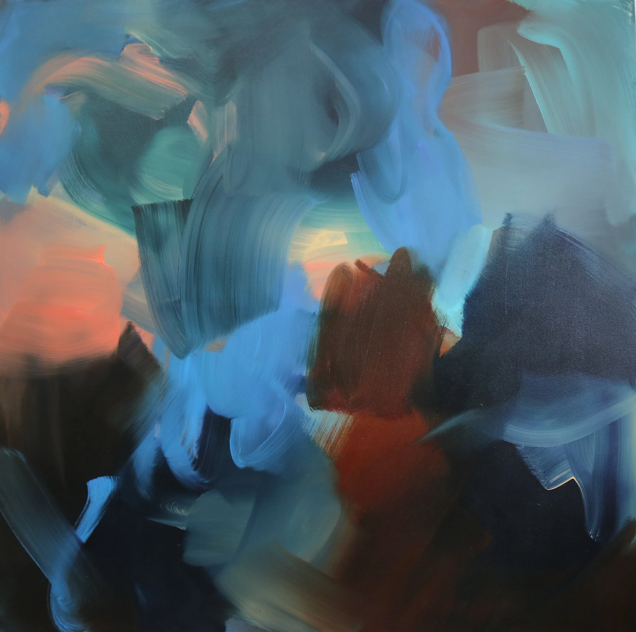 From Dark - oil on canvas 2019 122 x 122 x 4 cm £3000-min.JPG