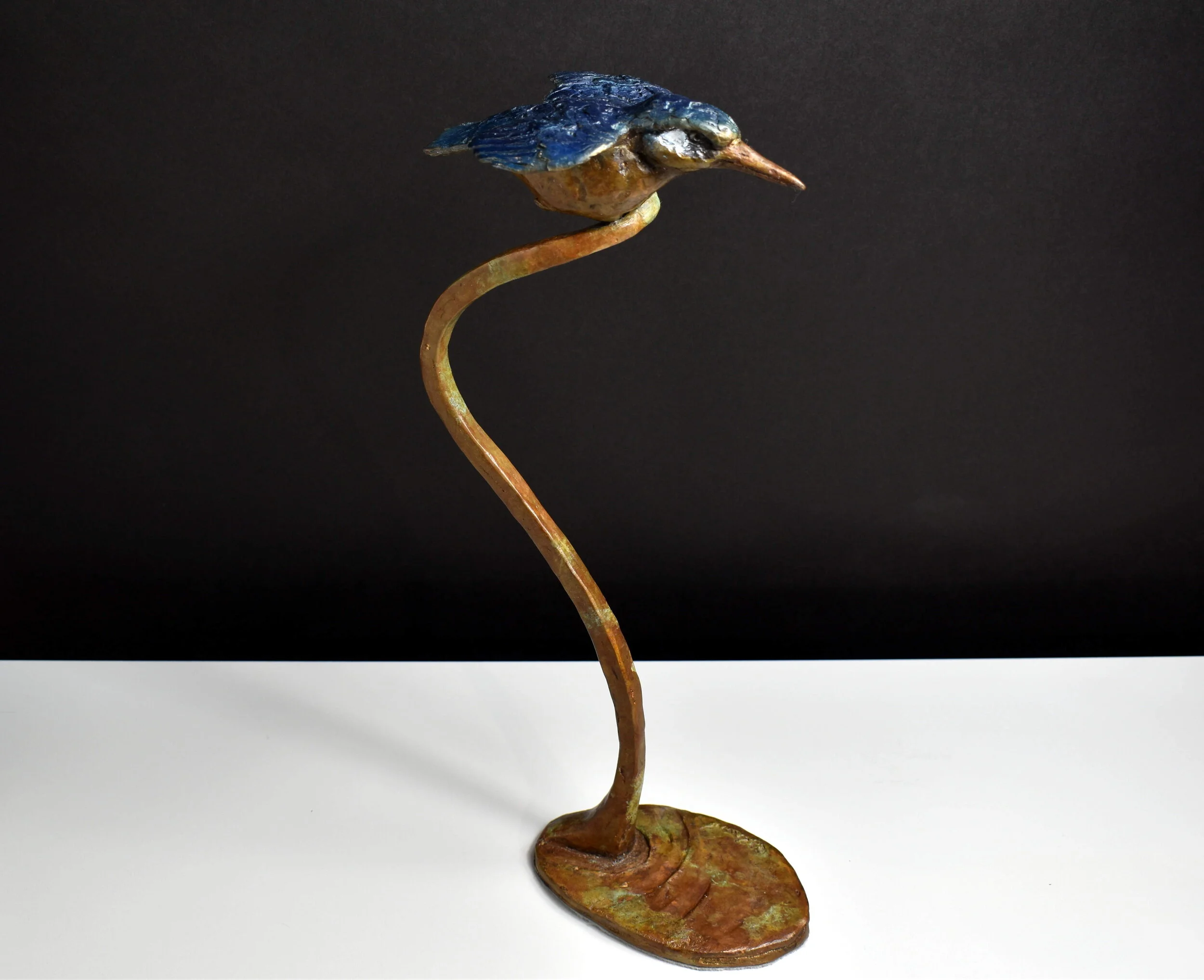 Kingfisher, bronze, edition of 24, 38cmx20cm,  £1100-min.JPG