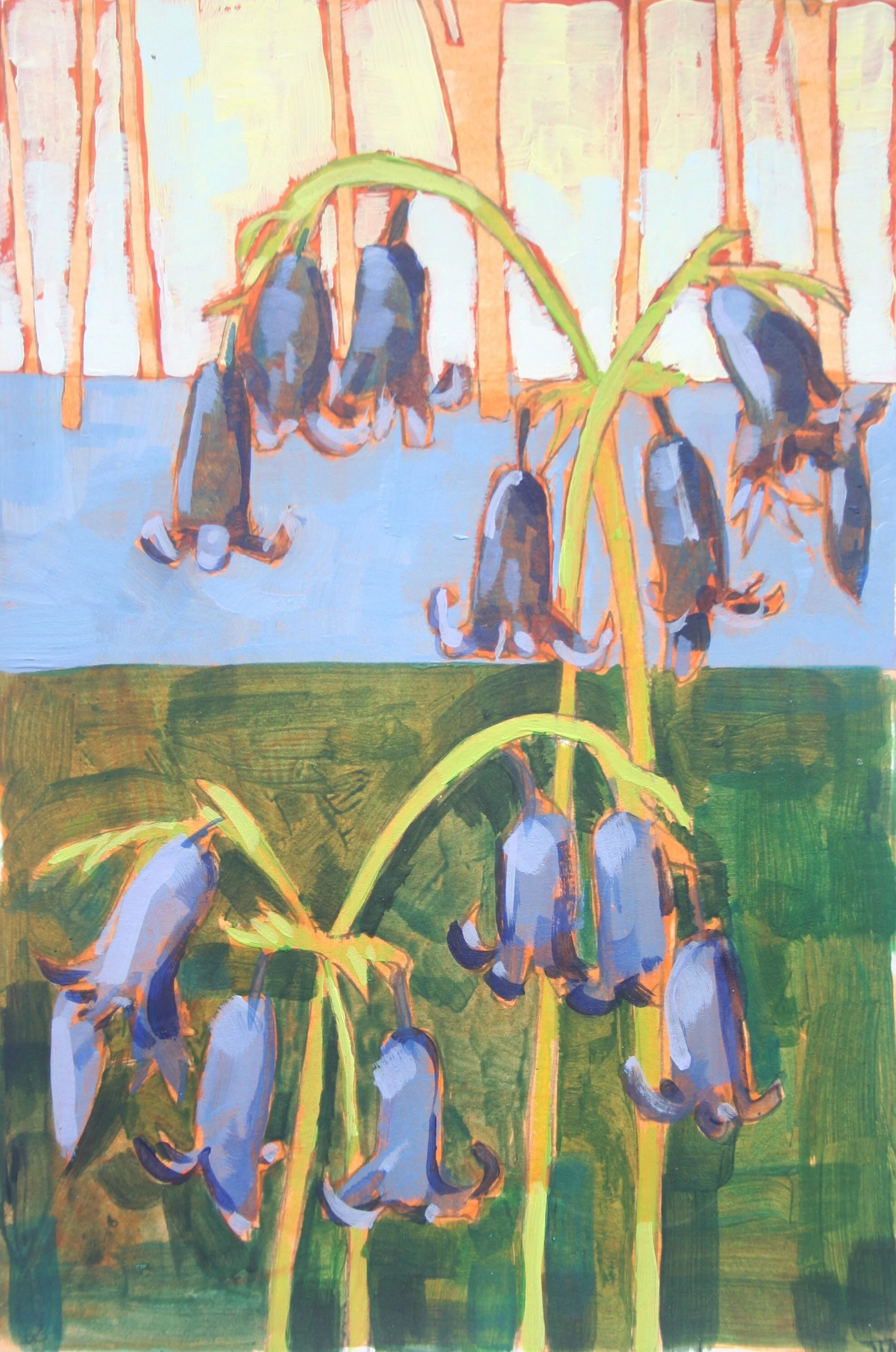 Christopher Rainham Bluebells 15x10.5cm acrylic on 300gsm paper £50-min.JPG