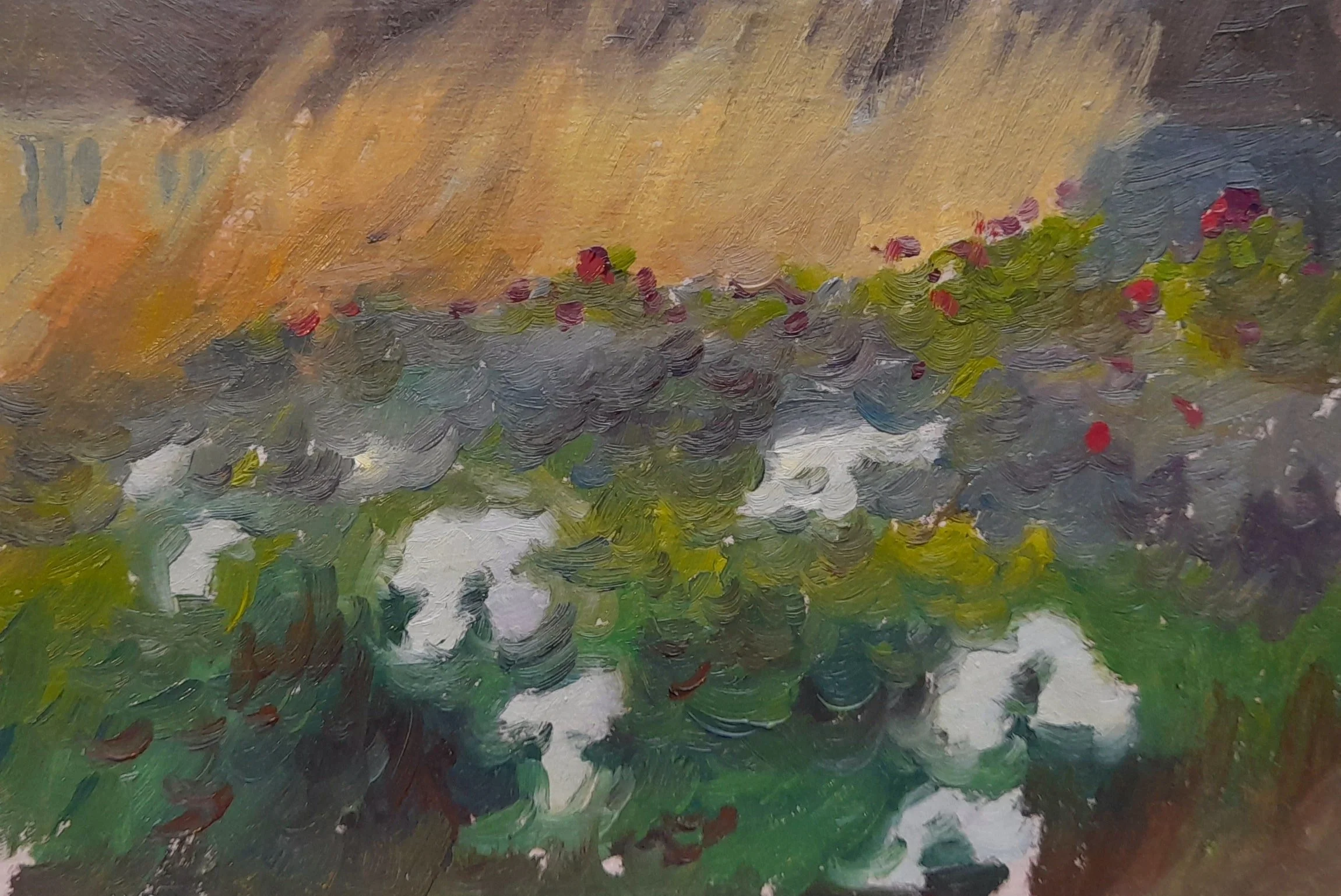 Evening Flowers, £50, 4x6 inches, oil on board-min.jpeg