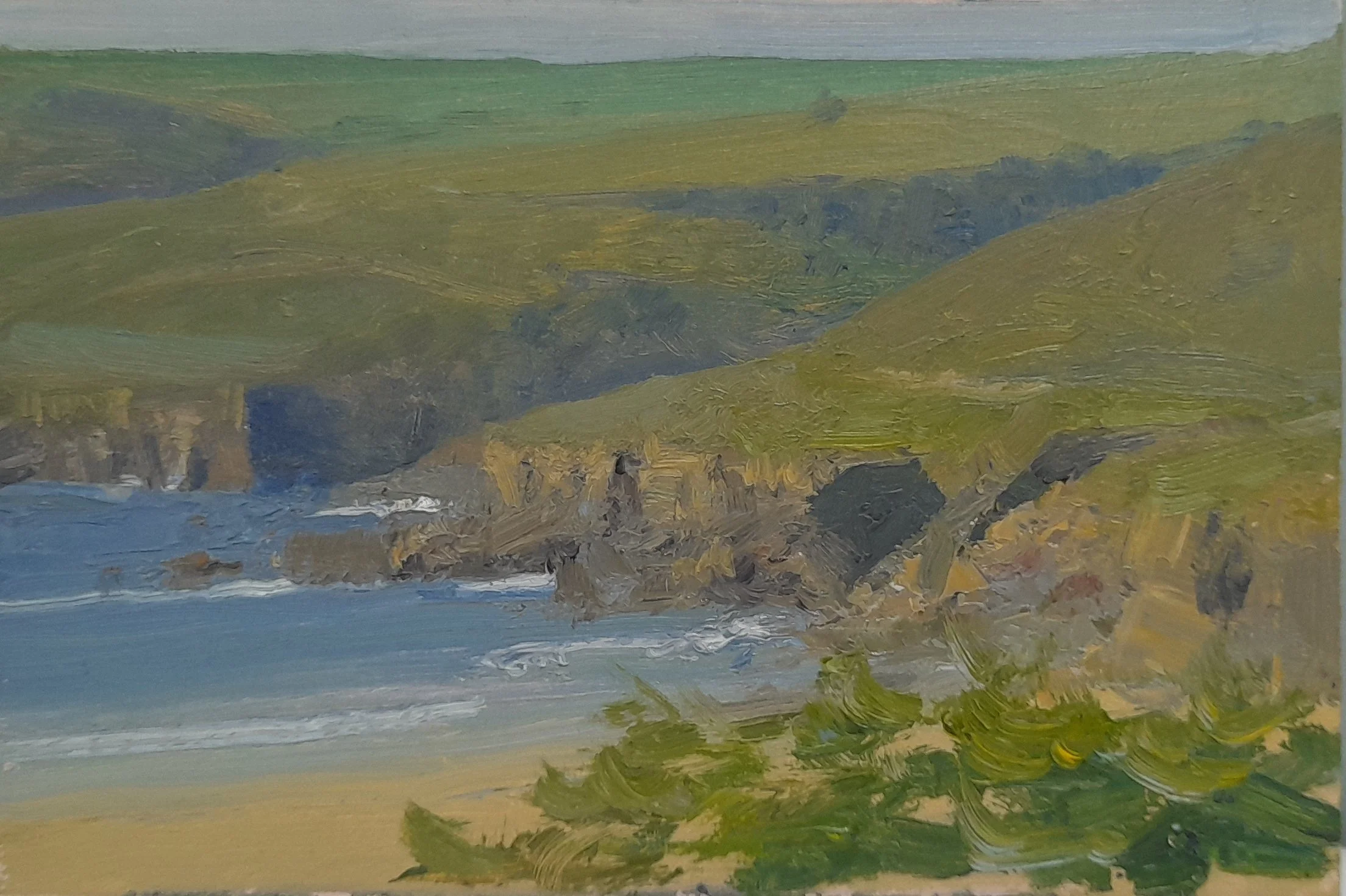 -Coastal Cliffs-, 4 x 6 inches, £50.jpeg