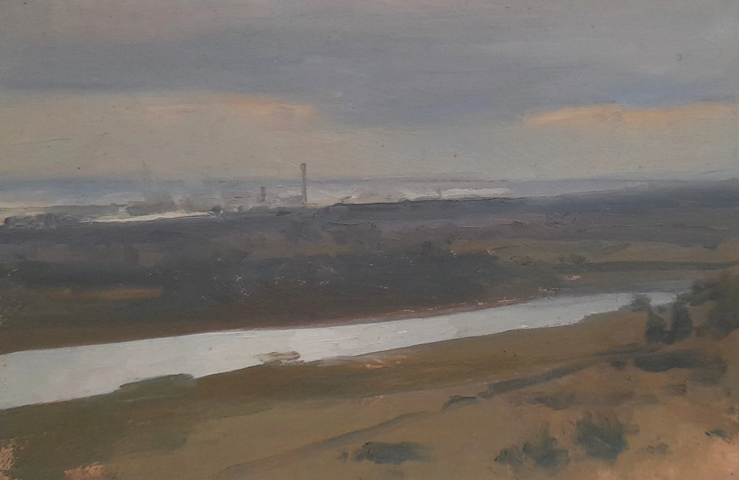 -Gravesend from Essex-, 4 x 6 inches, £50.jpeg