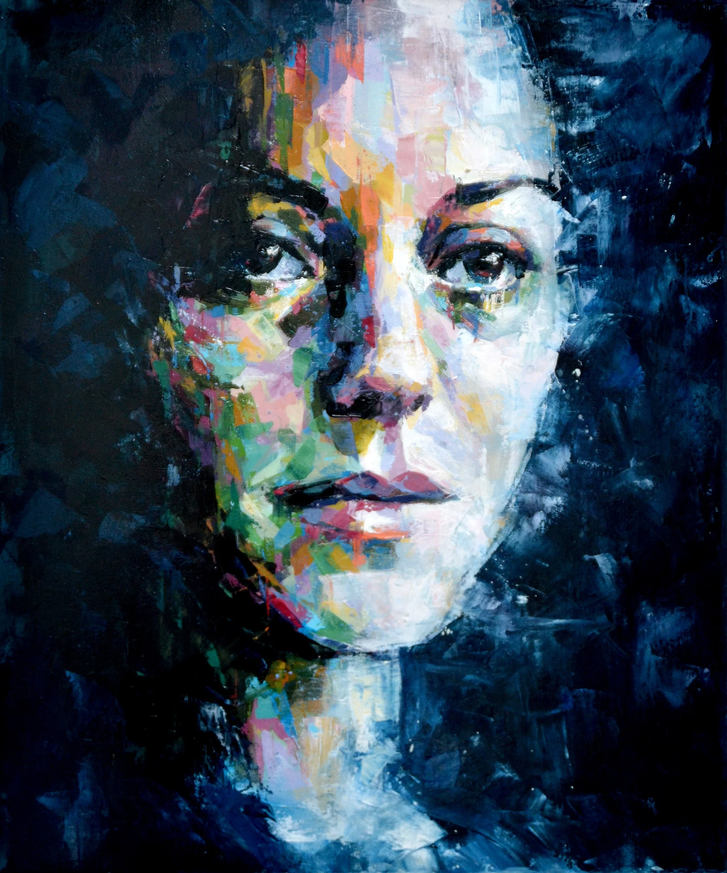 Sal Jones - keeping a distance - oil on canvas - 60 x 50 cm - 1200 Sally Jones-min.jpg