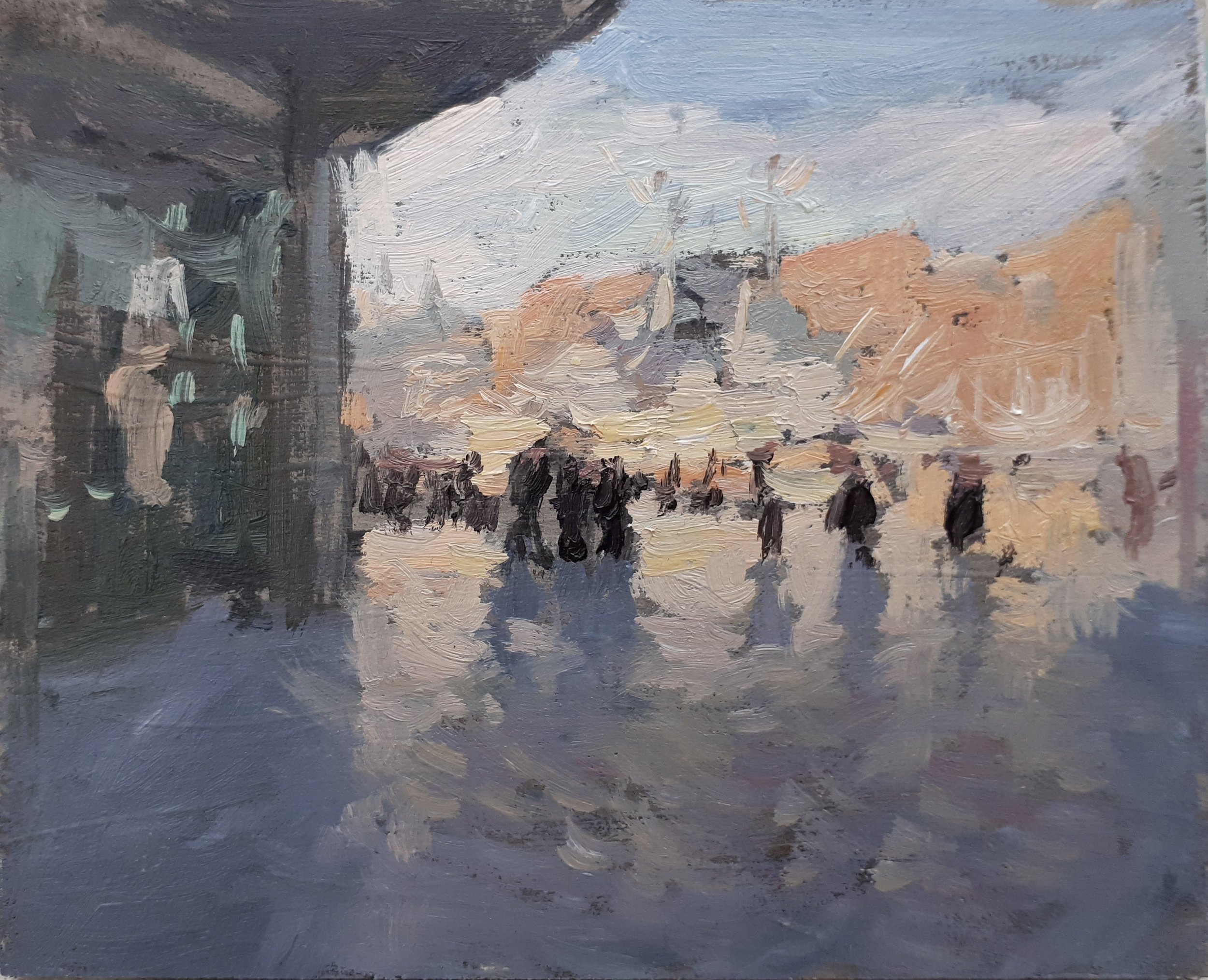 -Reflections on the Southbank- Max White, 4 x 5 Inches - Oil on panel - £50-min.jpg