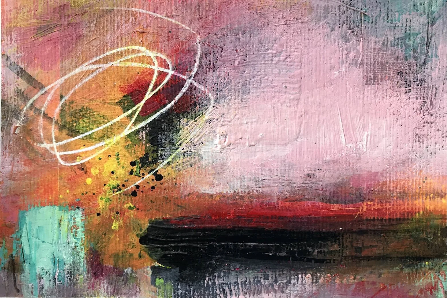 'Veil' Acrylic on Fabriano paper 400gsm, 10x15cm, £50.jpg
