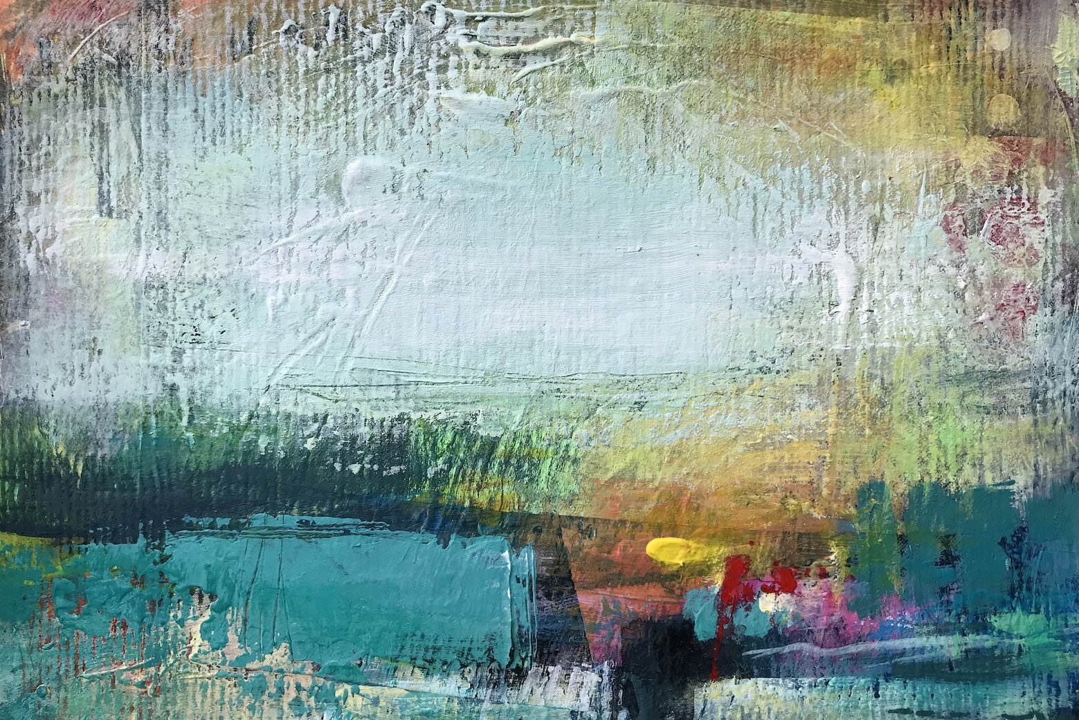 'Afterglow' Acrylic on Fabriano paper 400gsm, 10x15cm, £50.jpeg