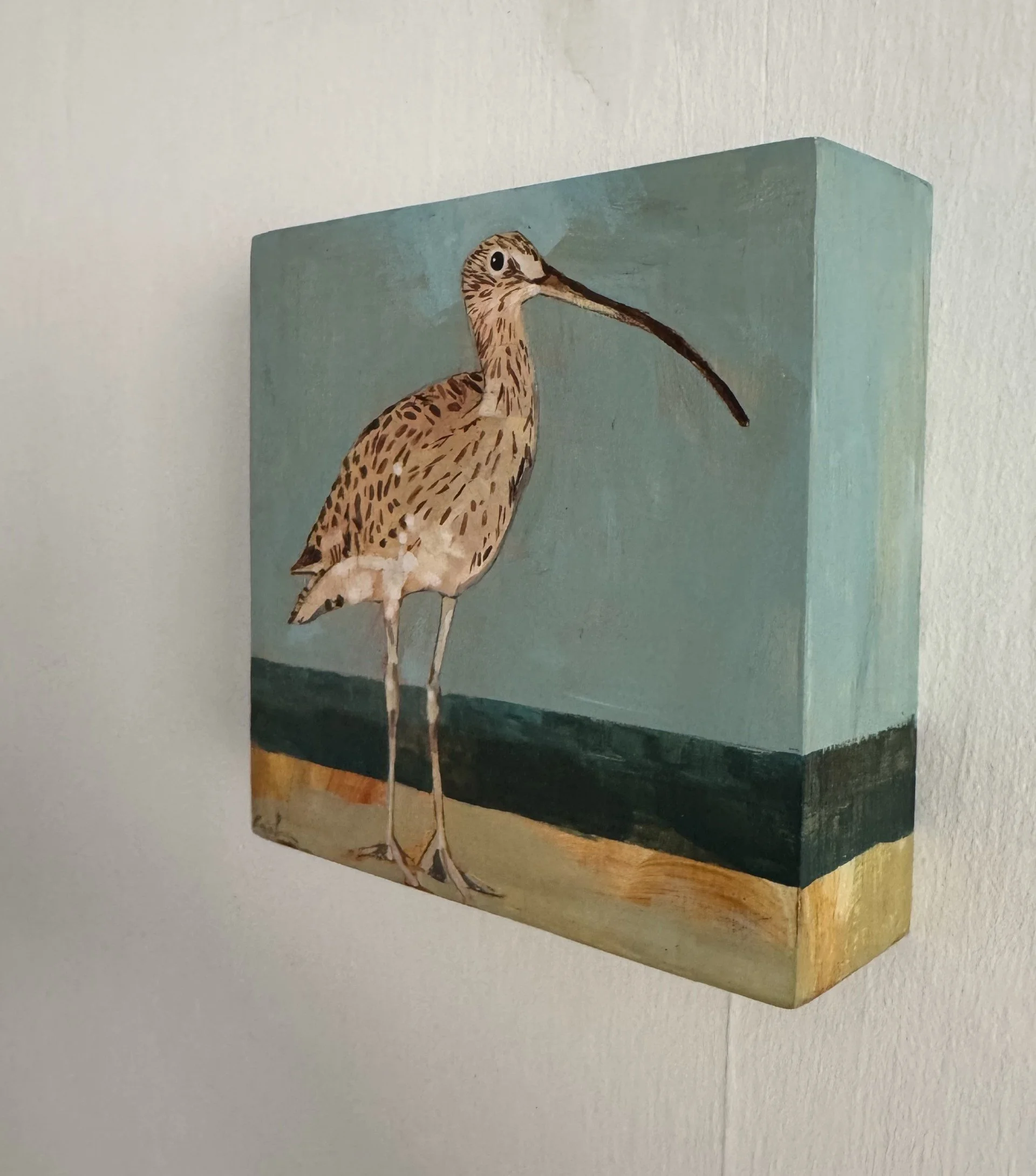 Christopher Rainham Curlew on wall.jpg
