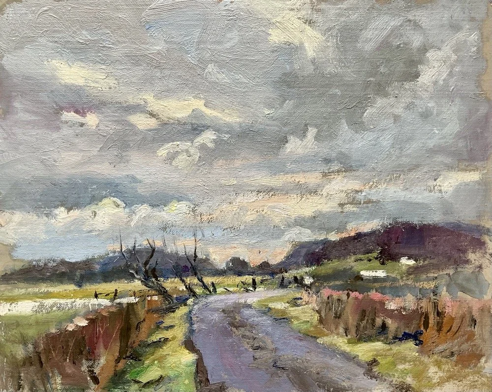Across the mosses. Oil on board 24x30cms £50.00 PatriciaTurner.JPG