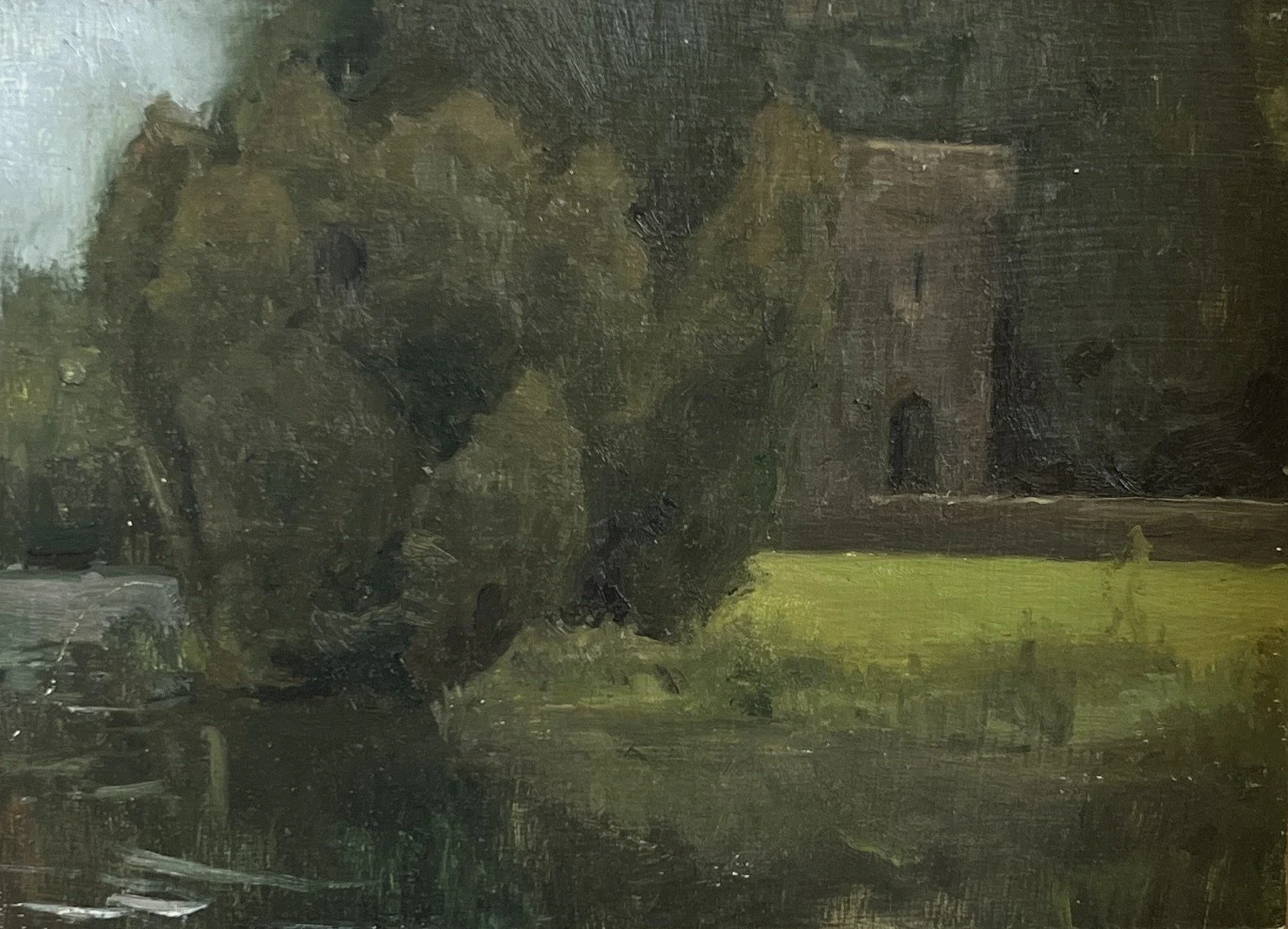The guard, £250, 17cm by 13cm, oil on panel.jpg
