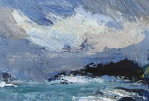 Blustery Day 6.5 x 4,5inches Acrylic on paper £50.JPEG