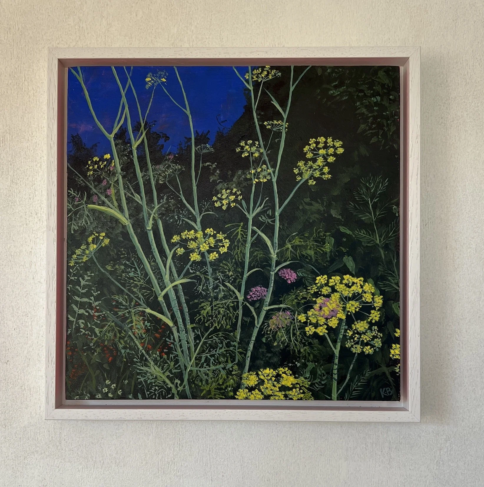 Katie Brent Evening Garden Fennel and Sky on wall-min.jpg
