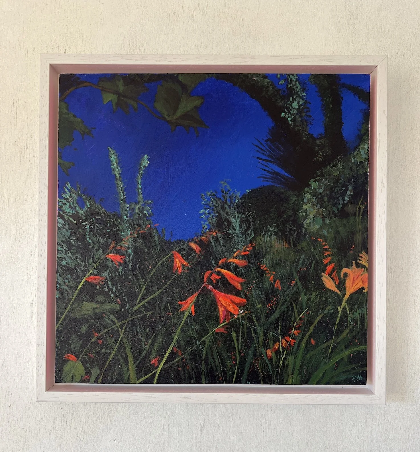 Katie Brent Evening Garden Crocosmia on wall.jpg