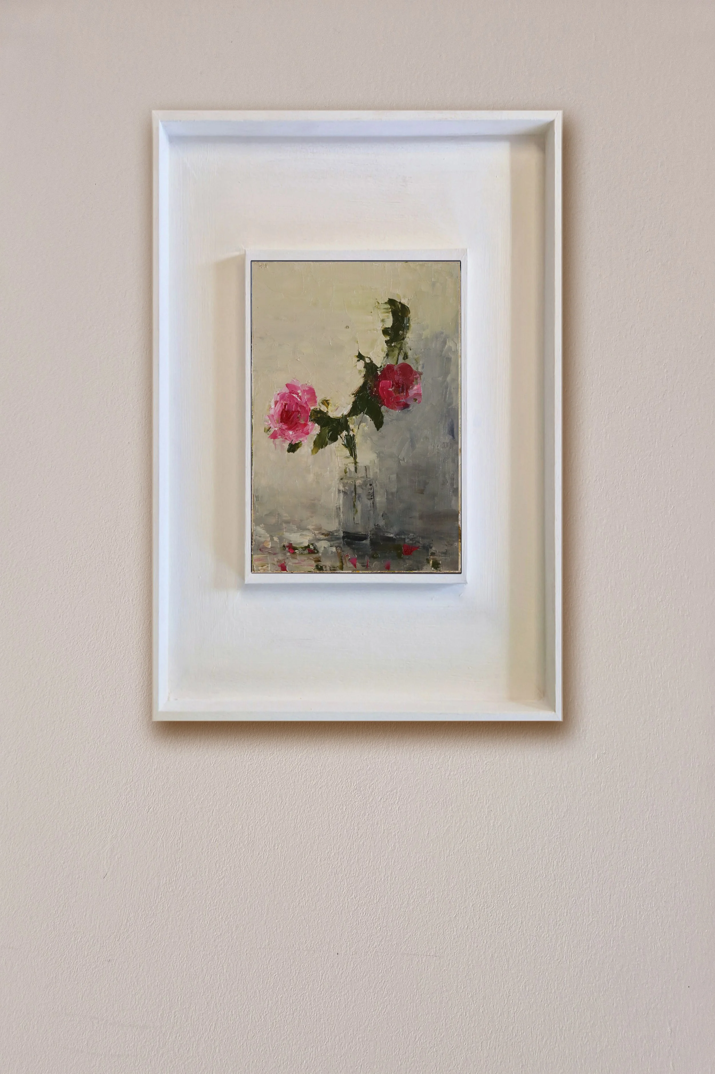 two camellias 15 x 10cm on wall.jpg