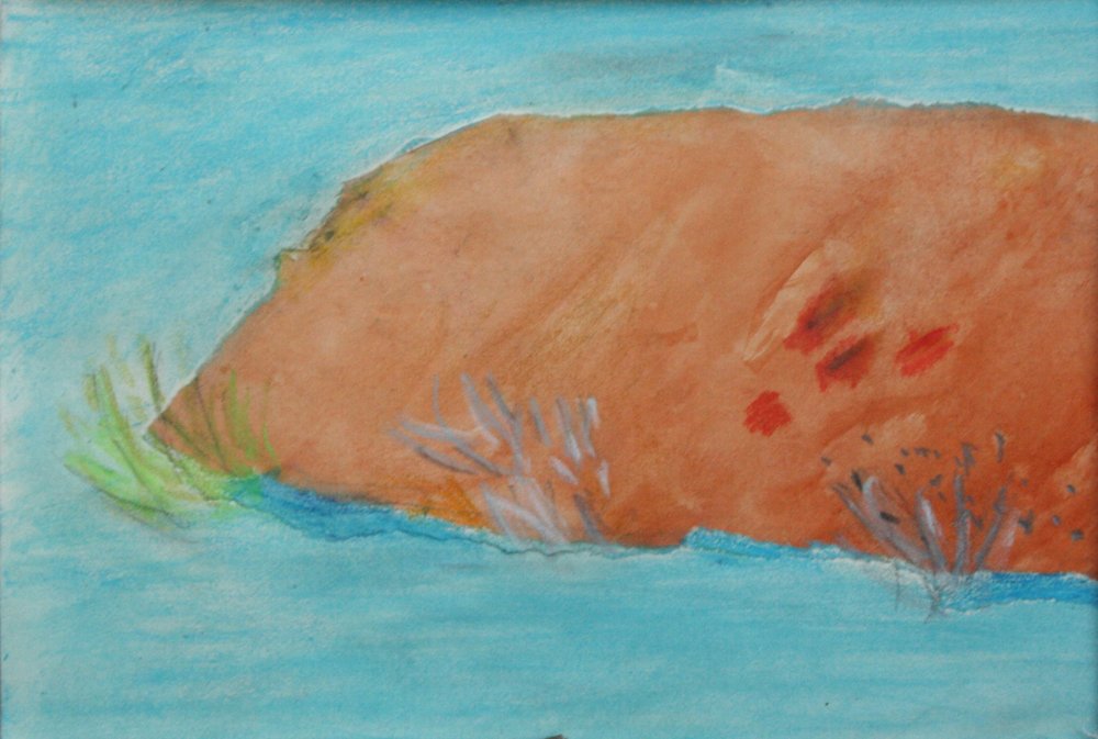 Ursula Leach The Creek 10x15cm mixed media on paper £50.jpg
