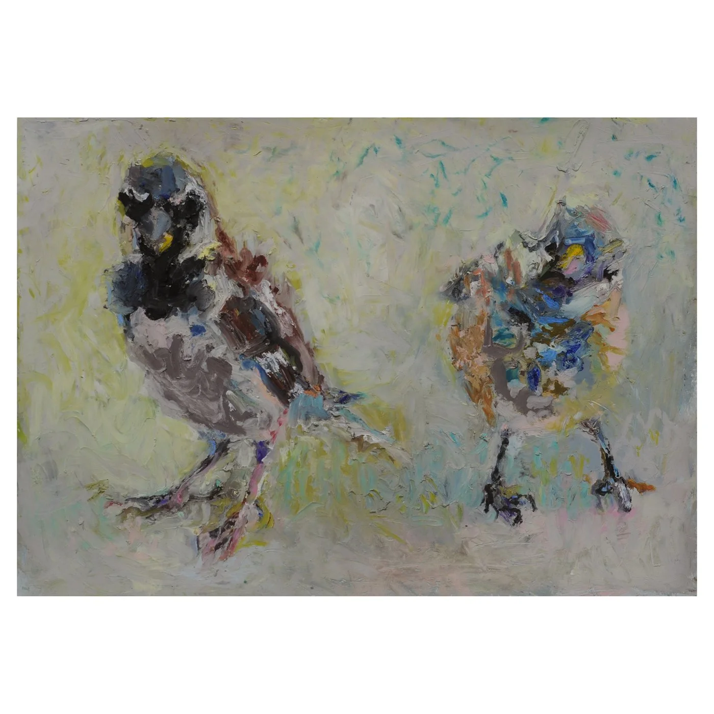 Anna.Dickerson_Curious.Sparrows_oil.pastel.on.paper_14.7x21cm_110GBP Anna Dickerson.jpg