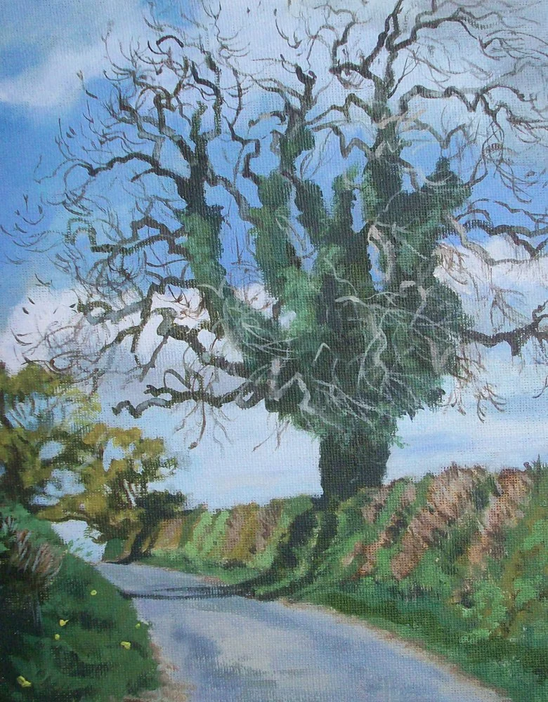 Kate Chitham-Lane - 5 ways to Totterton #1-acrylic-20cm x 25cm-£225 unframed.jpg