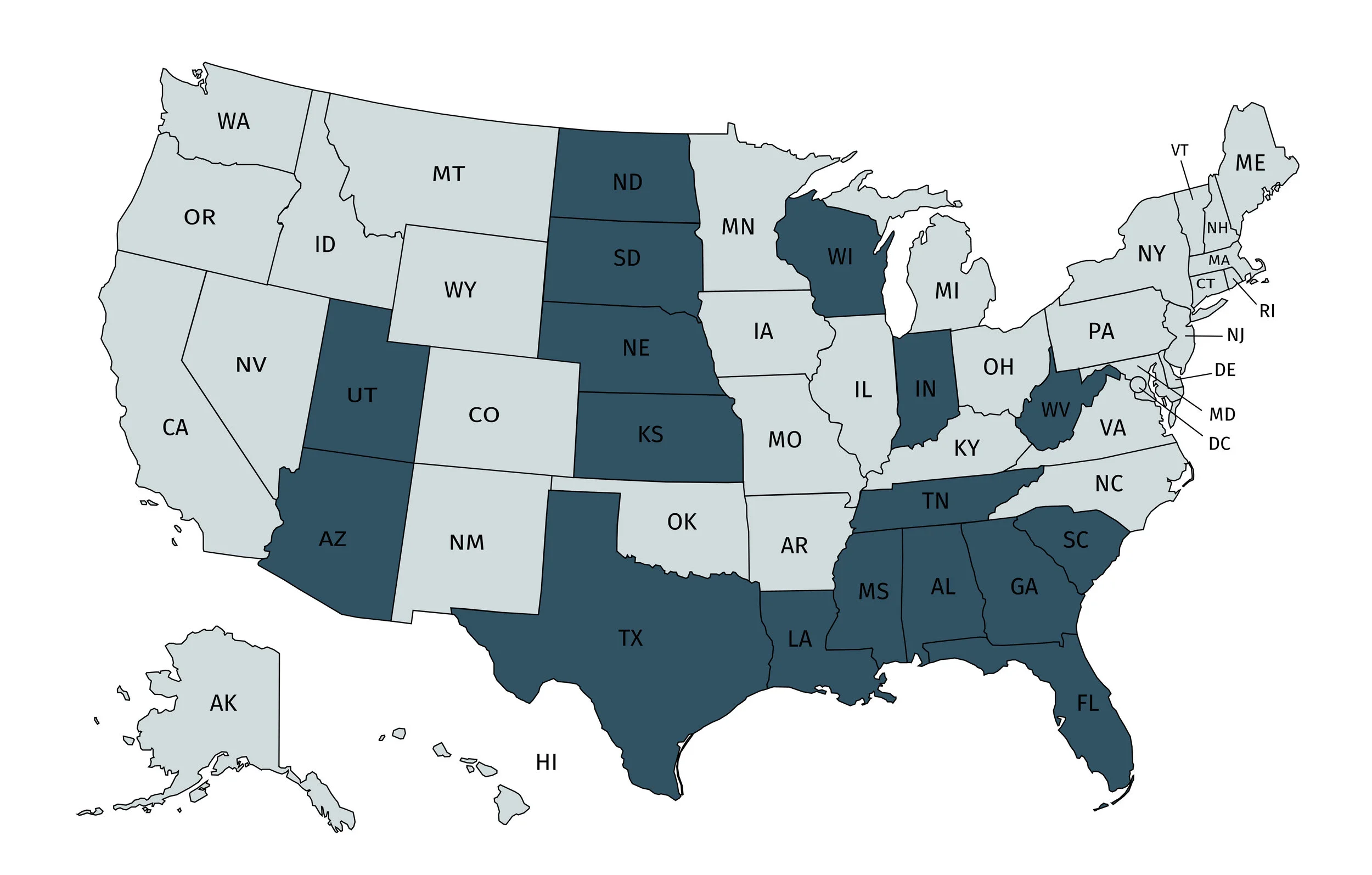 Plaintiff States: ACA Challengers