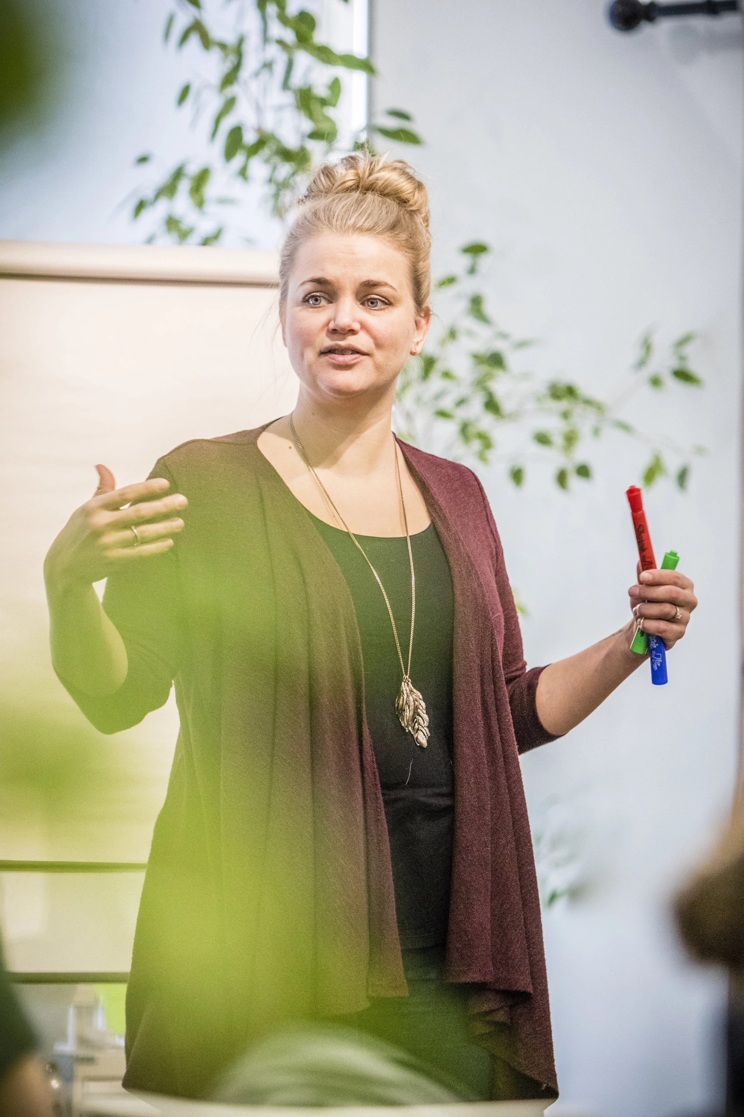 Facilitator and psychologist Jill Thompson