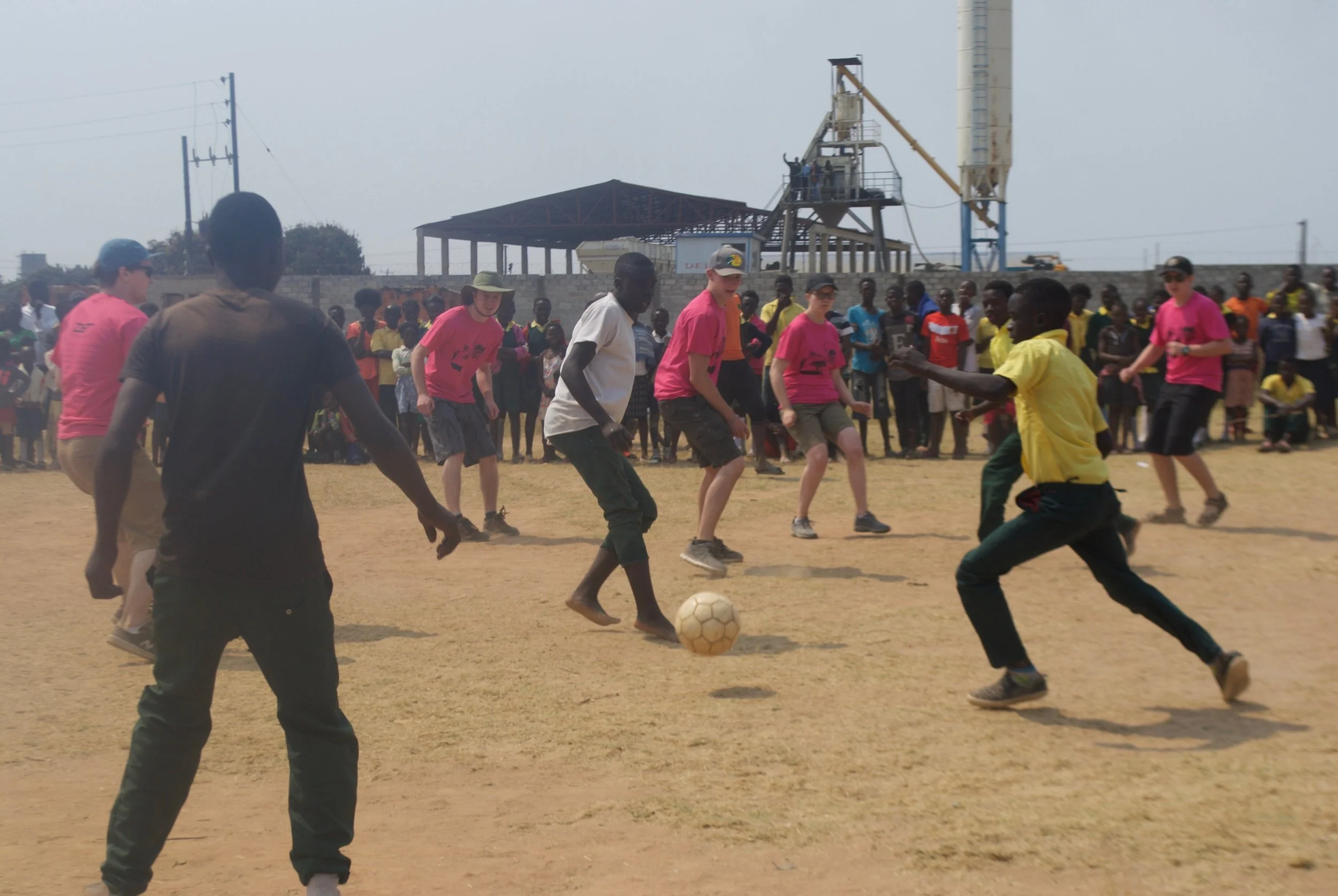 Youth on the Zambian Youth Exposure Tour in August 2017.