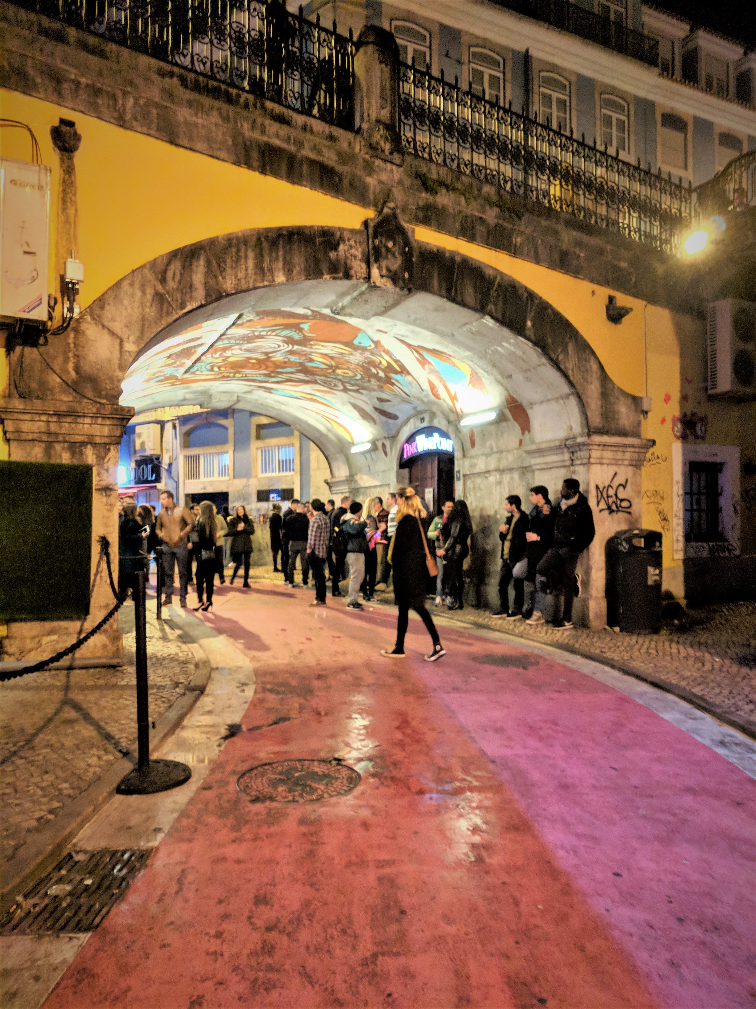 Lisbon's Pink Street - the center of nightlife