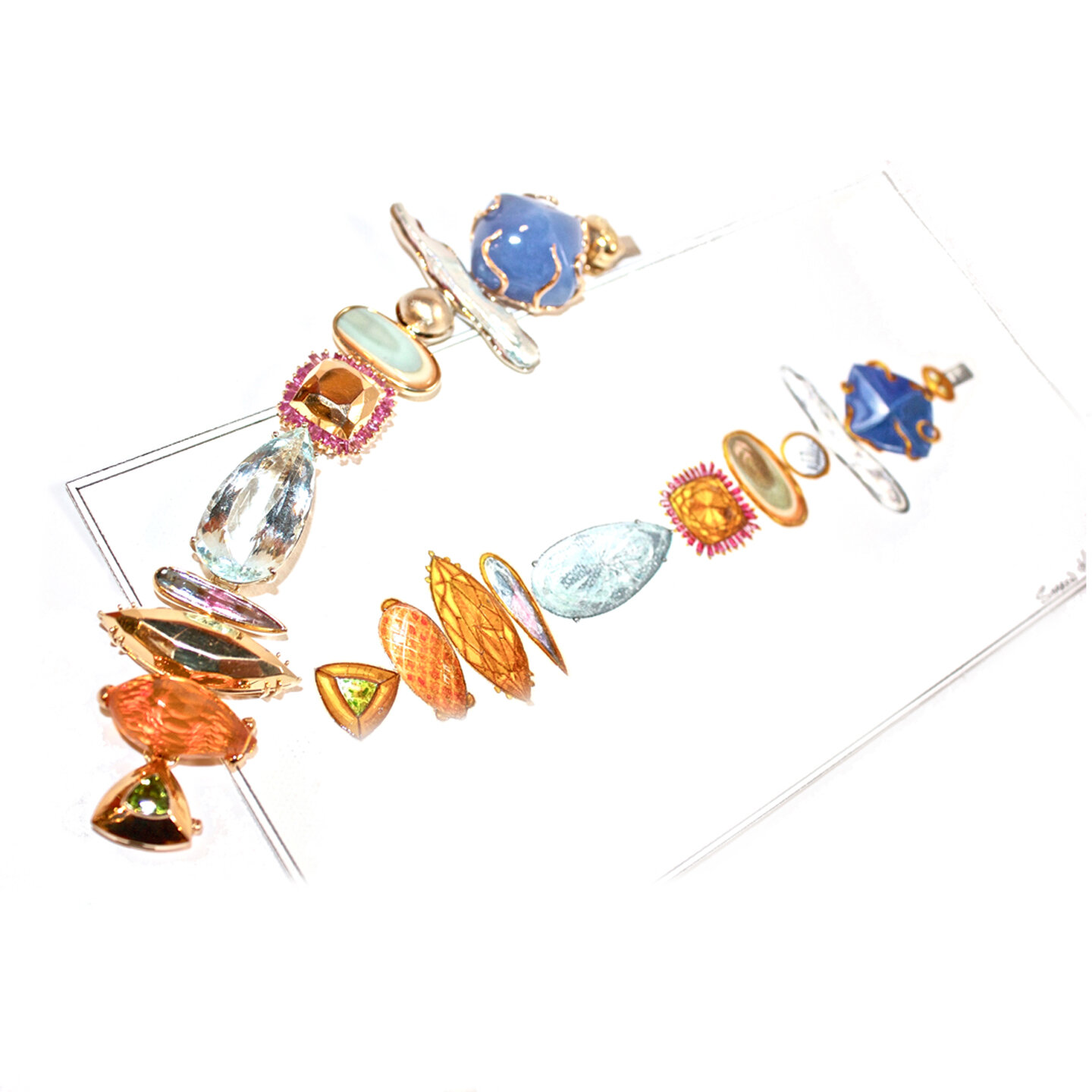   Bauble Bracelet and Painting  