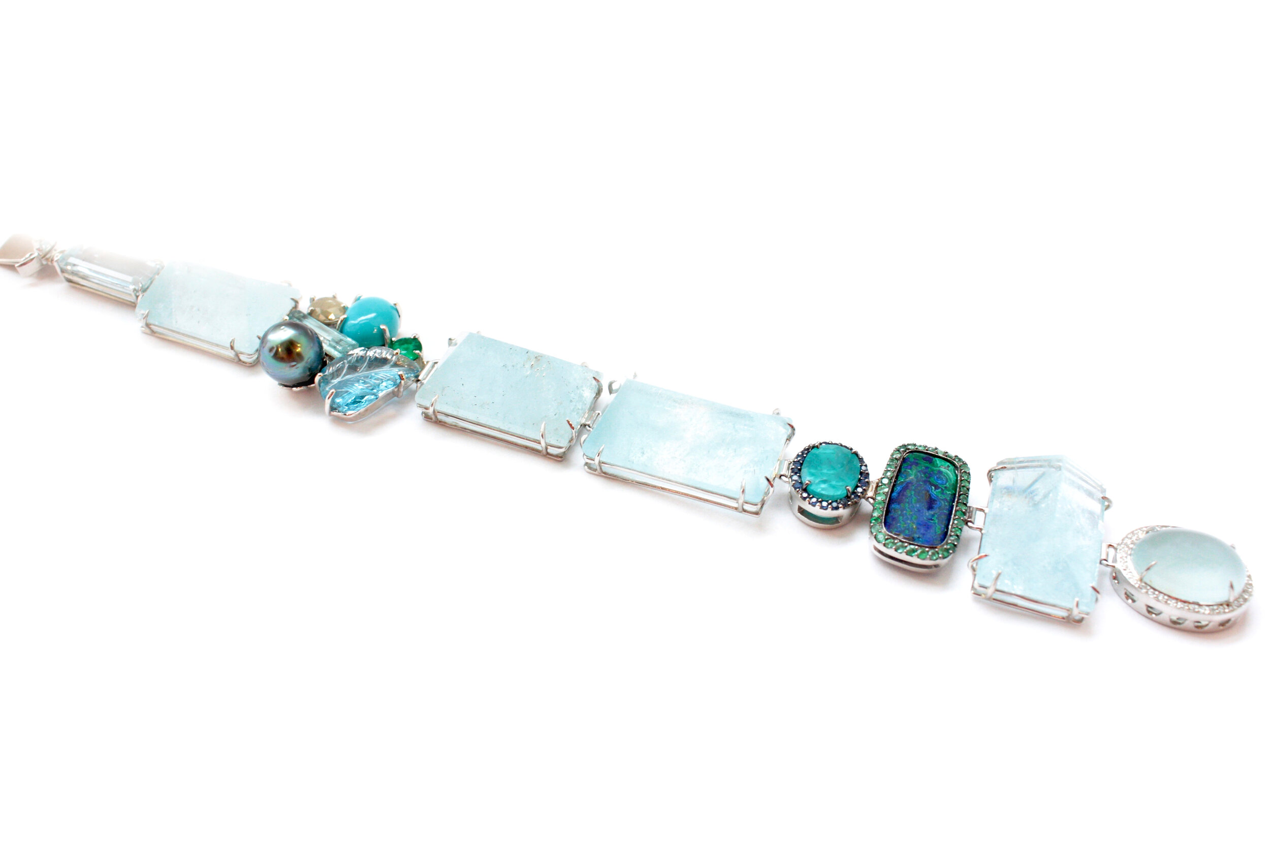 Aquamarine Trinket Bracelet