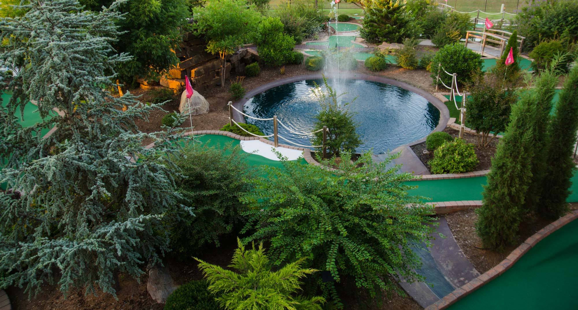 Huge Mini Golf Fountain