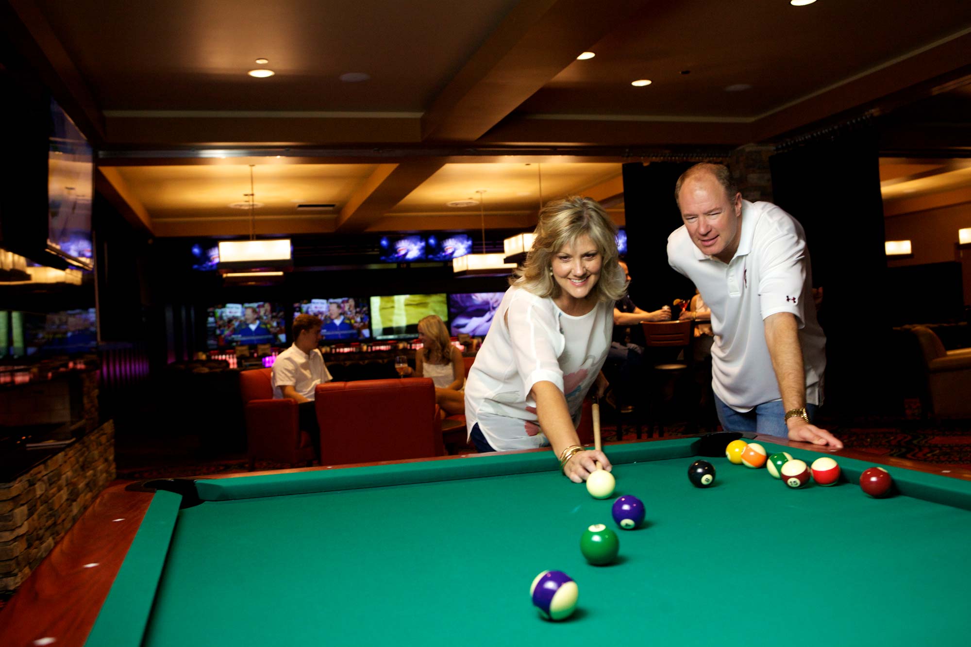 Play Pool, Billiards, drink beer