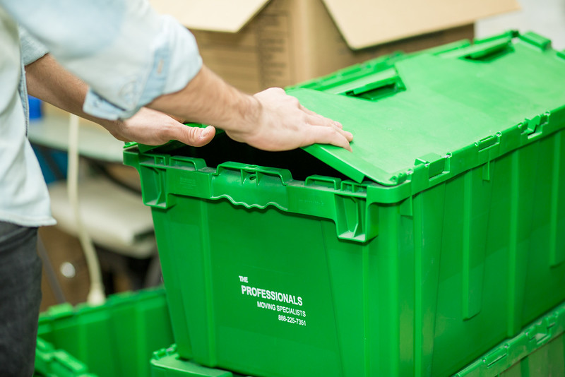 Big Green Moving Boxes - Home