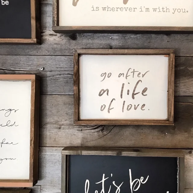 GO AFTER A LIFE OF LOVE