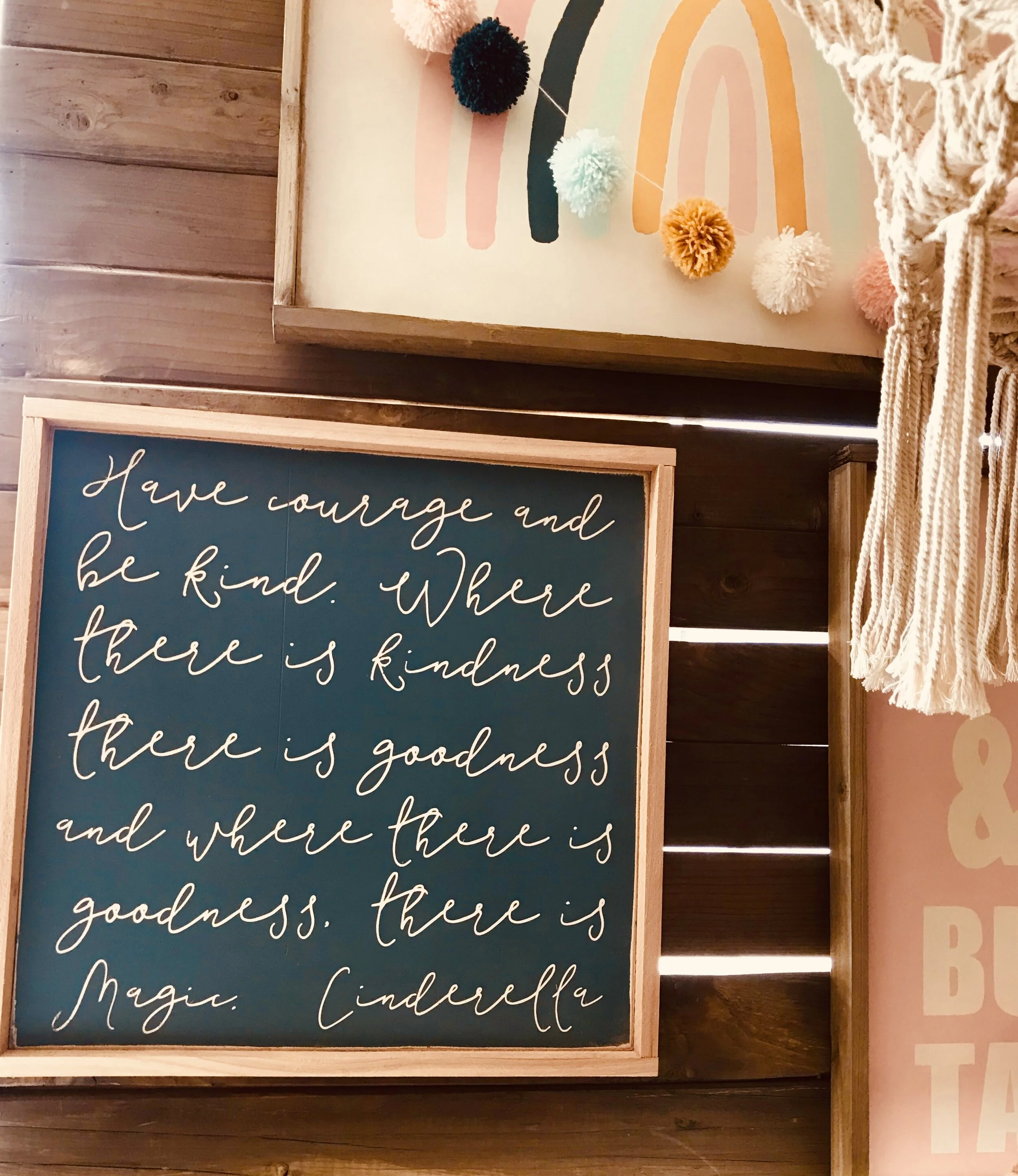 HAVE COURAGE &amp; BE KIND