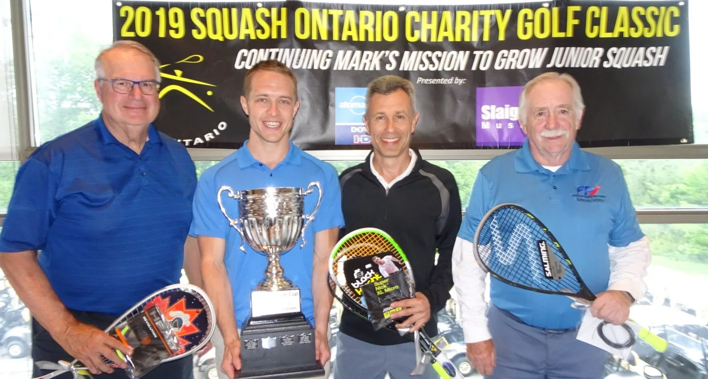 Open Division winners Les Homme, David Fishburn, Steve Flude, pictured with Mike McCue