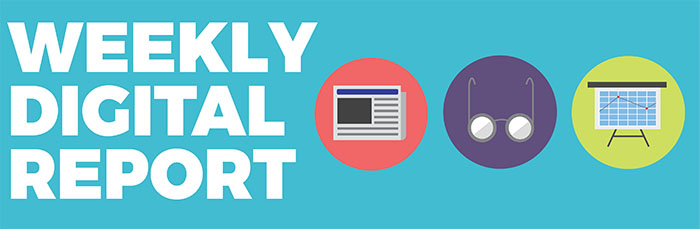 Header for the Daily Californian's weekly digital report || Adobe Illustrator & Photoshop
