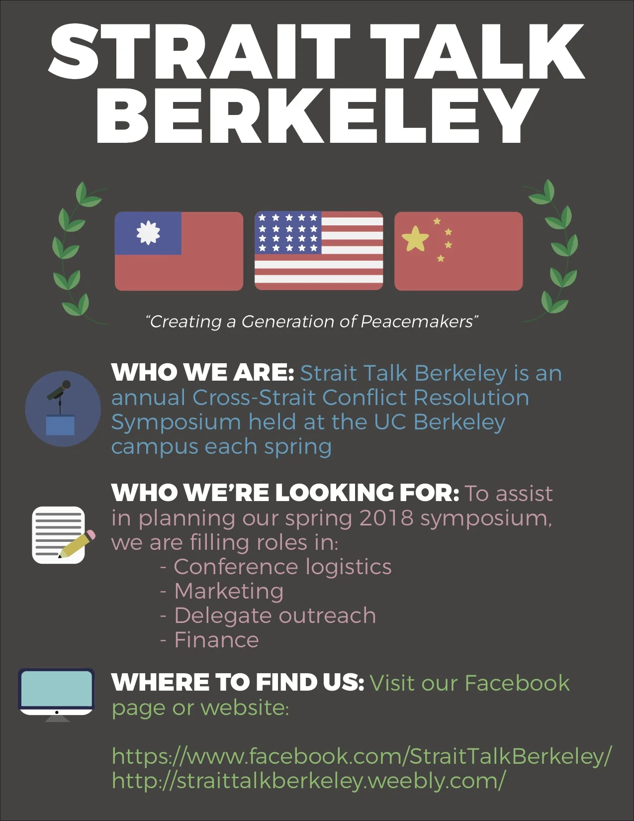 Strait Talk Berkeley Calapalooza flyer ||&nbsp;Adobe Illustrator &amp; Photoshop