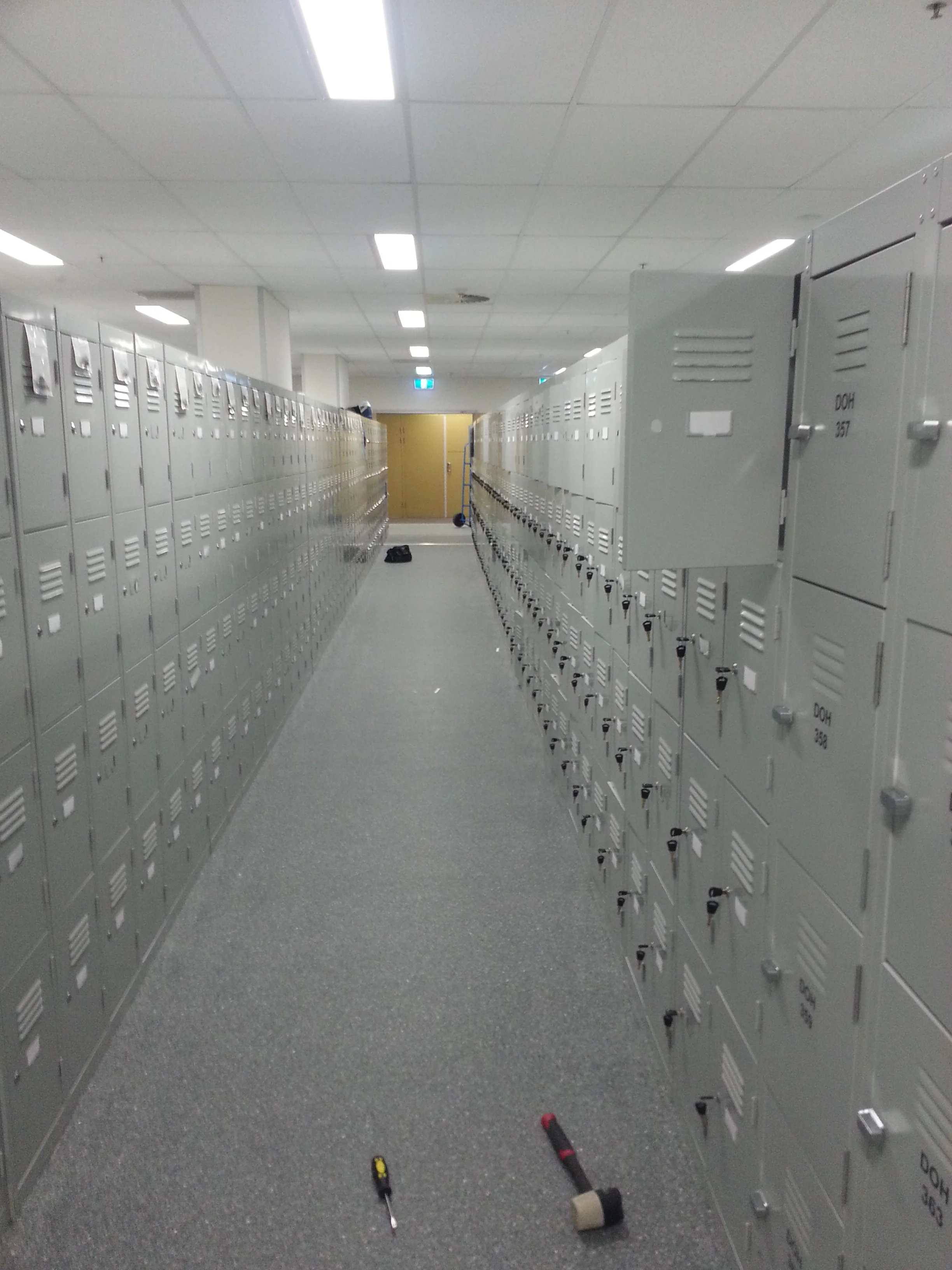 Griffith University - Lockers  Installation