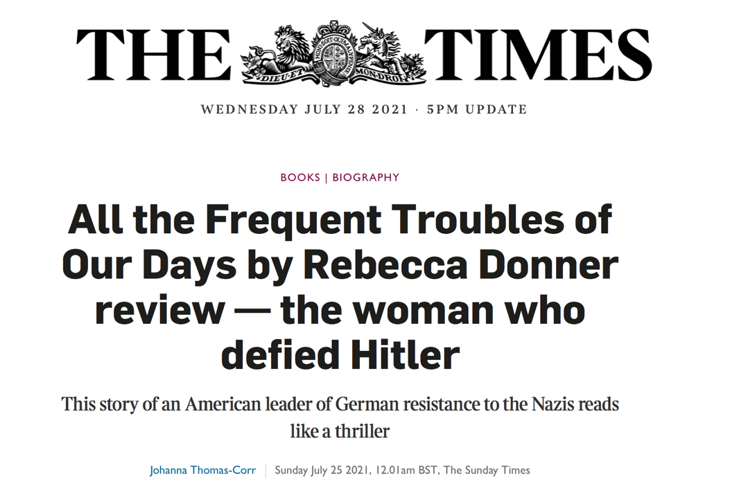 THE SUNDAY TIMES (UK): Review by Johanna Thomas-Corr
