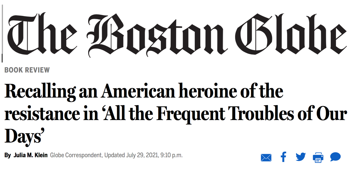 THE BOSTON GLOBE: Review by Julia M. Klein