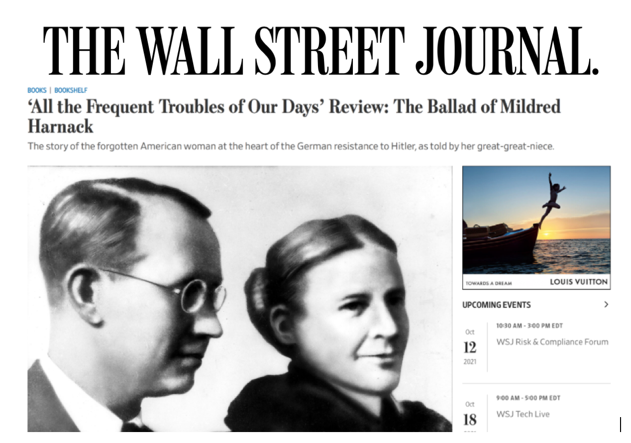 THE WALL STREET JOURNAL: Review by Moira Hodgson