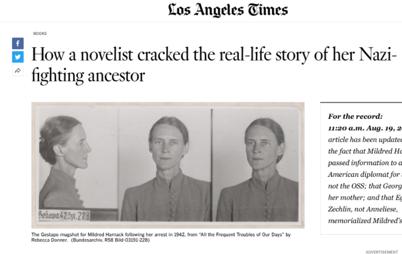 LOS ANGELES TIMES: Article by Bethanne Patrick